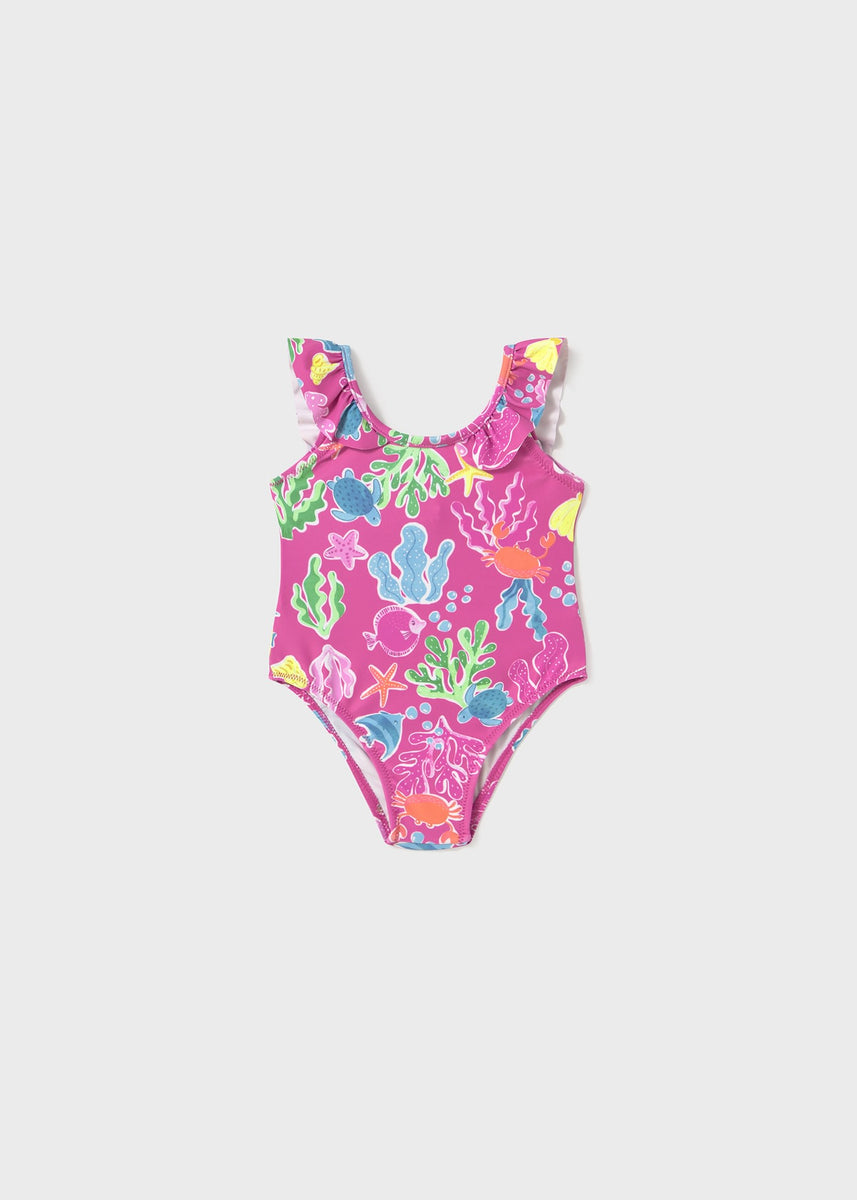 Costume da bagno Mayoral stampato estivo blu per bambino